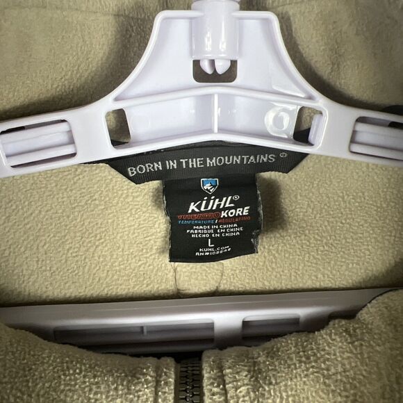 KUHL Brown Mens Size L Born In The Mountains Quarter Zip Pullover ThermoKore - Picture 2 of 16